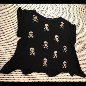 Wildfox skull tee